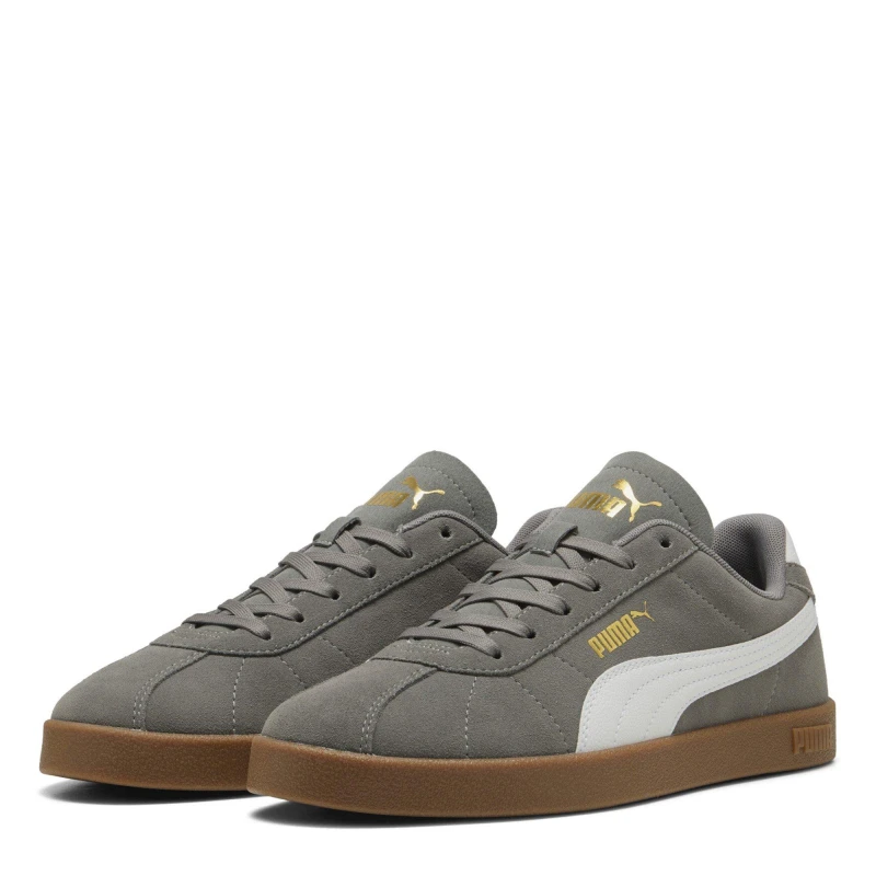 Image of PUMA Club II Era Trainers in Grey Grey UK 8 (EU 42)