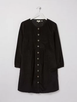 Image of Fatface Mina Cord Dress - Black