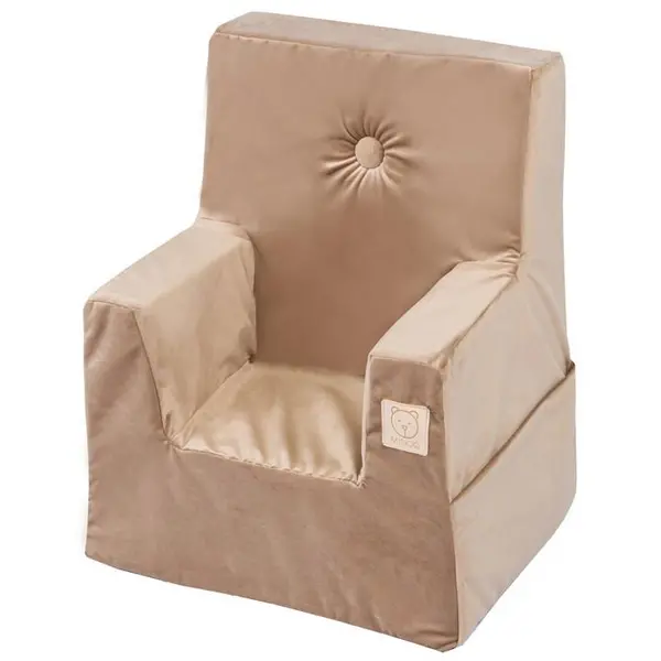 Image of Unbranded Kids Foldie Seat with Side Pocket 43x33x50cm - Gold 43 x 33 x 50 cm