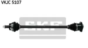 Image of SKF Drive shaft VKJC 5107 CV axle,Half shaft VW,SKODA,SEAT,POLO (9N_),Polo Limousine (9A4, 9A2, 9N2, 9A6),Fabia II Schragheck (542)