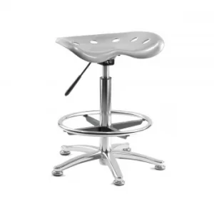 Image of Teknik Office Tek Draughter Stool Silver