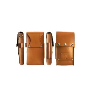 Image of Cat S41 Active Signature Leather Phone Holster - Brown