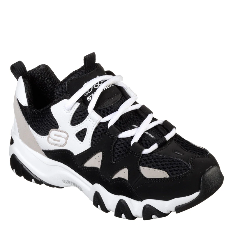 Image of Skechers D Lites2 0 Black/White female 2 (35)