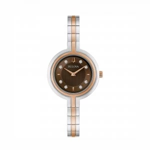 Image of Bulova Brown Watch - 98P194 - bronze
