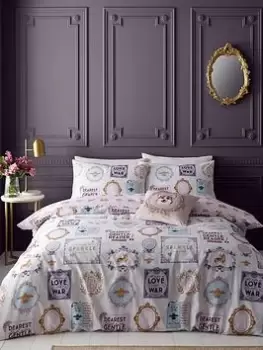Image of Bridgerton By Catherine Lansfield Dearest Dreamer Duvet Cover Set