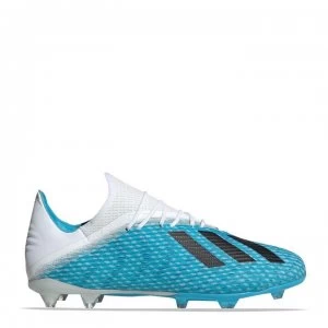 Image of adidas X 19.2 Football Boots Firm Ground - Cyan/Black
