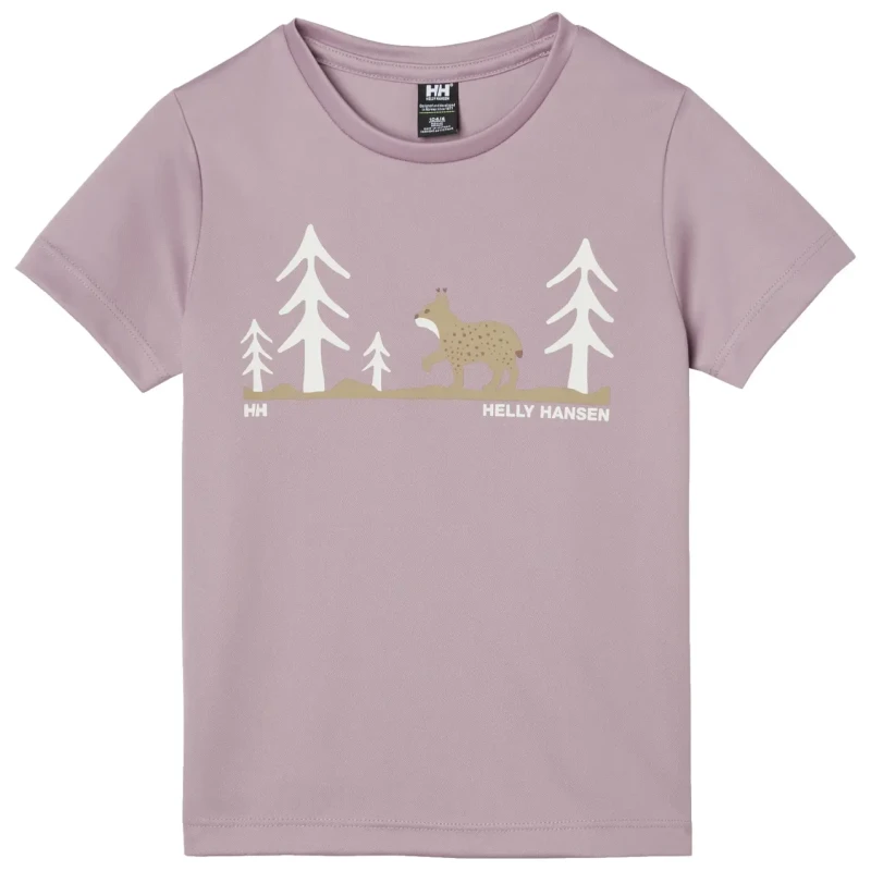 Image of Helly Hansen Kids Long Sleeve Jersey Helly Hansen Technical Craphic Violet Unisex 7 ans