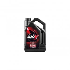 Image of Motul 300V Factory Line 5W-40 4T Synthetic Motorcycle Engine Oil 4 Litre 4L