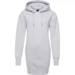 Image of Superdry Vintage Hoodie Dress - Grey
