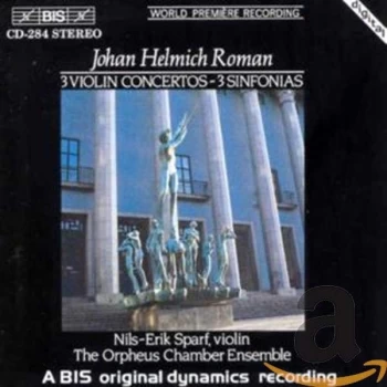 Image of Sparf - 3 Violin Concertos (Orfeus Kammarorkester, Sparf) CD