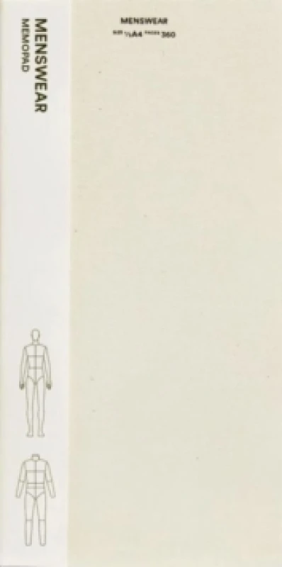 Image of Fashionary Menswear Memopad Paperback / softback