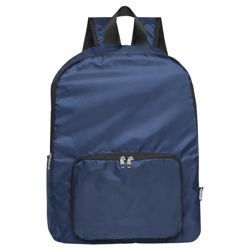 Image of Floso Mens RPET Foldable 15L Backpack in Navy Navy Male