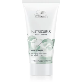 Image of Wella Professionals Nutricurls Waves & Curls Nourishing Conditioner For Easy Combing 30ml