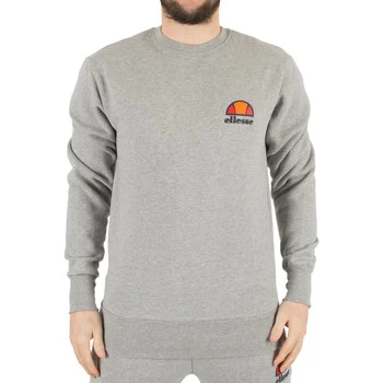 Image of Ellesse Diveria Left Chest Logo Sweatshirt mens Sweatshirt in Grey - Sizes UK XS,UK S,UK M,UK XXL