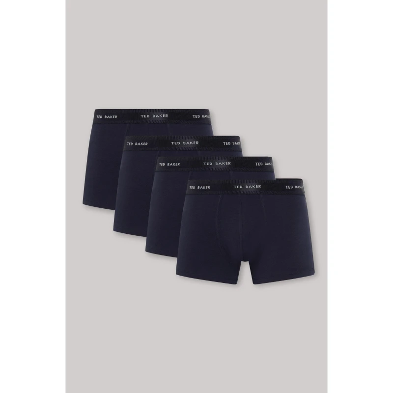 Image of Ted Baker 4 Pack Trunk Navy/Navy male Small