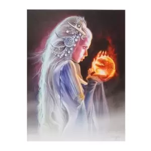 Image of Alchemy The Winterborn Witch Canvas Plaque