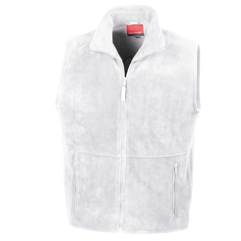 Image of Result Result Men Polartherm Body Warmer in White Size: X-Small White XS Male 5063470721634