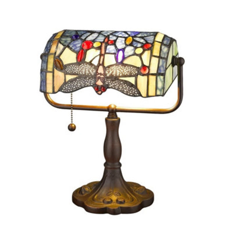 Image of MSL 12" DRAGONFLY TIFFANY LAMP