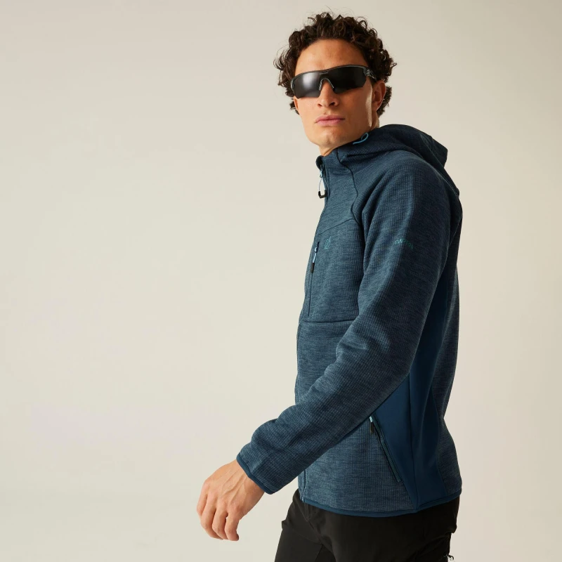 Image of Hooded fleece Dare 2B Torrek Mountain Pro Bleu Male S