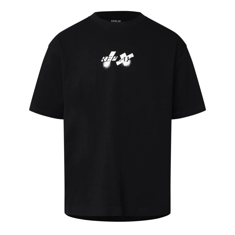 Image of Replay Replay x Martin Garrix T-Shirt Regular Fit T-Shirts S Black 29961803350