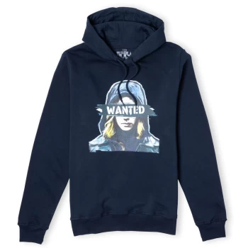 Image of Falcon and Winter Soldier Sharon Carter Wanted Unisex Hoodie - Navy - M