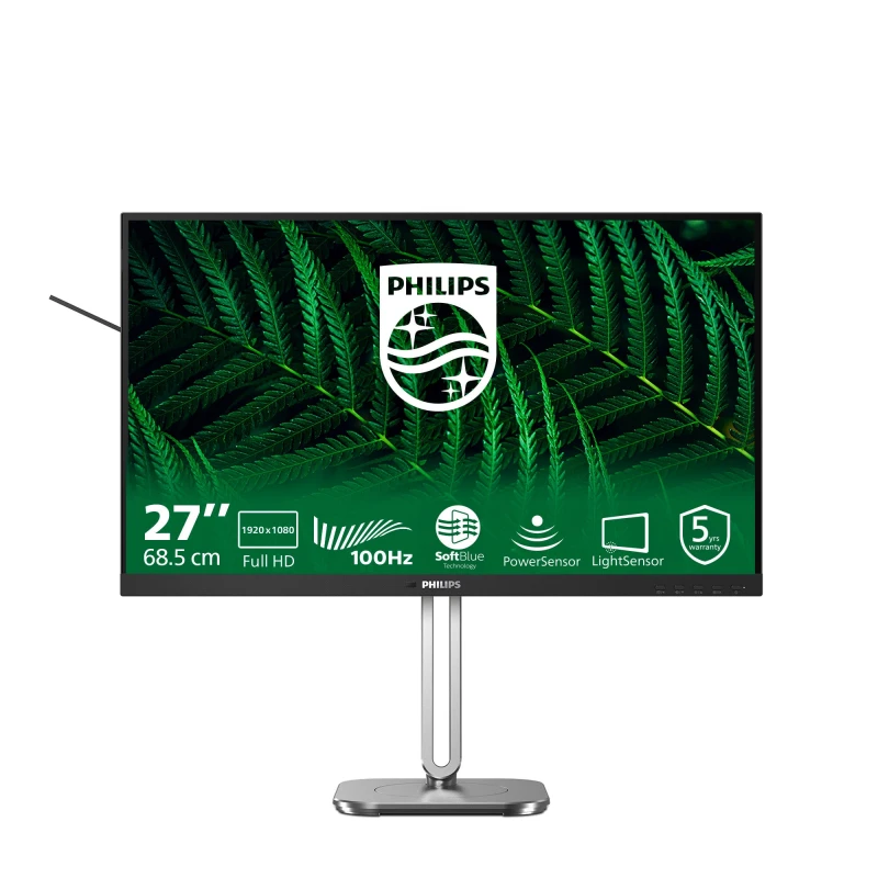 Image of Philips 5000 series 27B2G5200/00 computer monitor 68.6cm (27") 1920 x 1080 pixels Full HD LCD Anthracite 27B2G5200/00