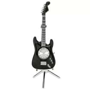 Image of Black Fender Guitar Clock