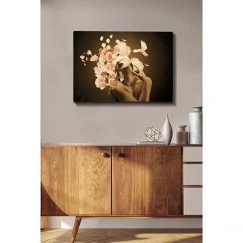 Image of Kanvas Tablo (50 x 70) - 234 Multicolor Decorative Canvas Painting