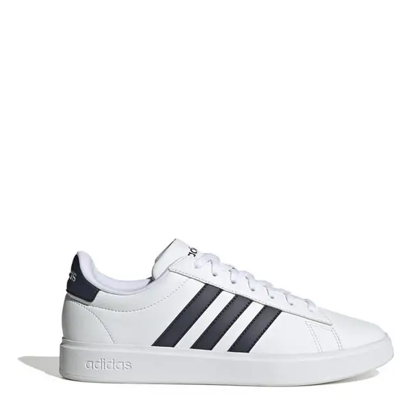 Image of adidas Grand Court Base 2 Trainers Mens Low Trainers 7 (40.7) White 12318133270