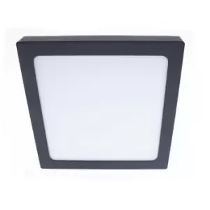 Image of Cristal Record Lighting - Cristal Gelys LED Flush Mount 30W IP54 Square Anthracite Grey