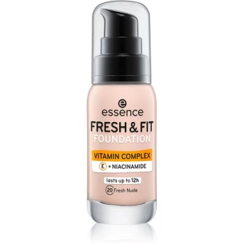 Image of Essence Fresh & Fit Liquid Foundation Shade 20 Fresh Nude 30ml
