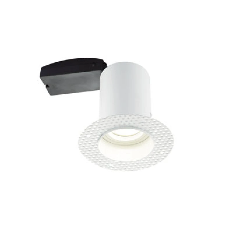 Image of Netlighting Ravel Recessed Trimless Downlight 50W Matt White Paint Grey