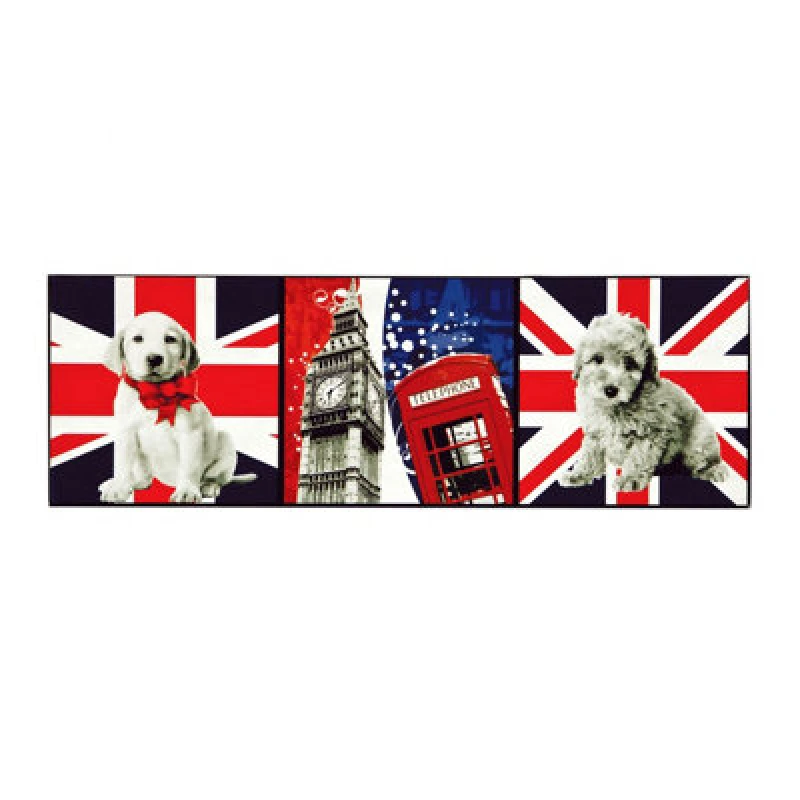Image of Premier Housewares London Icons Wall Art Home Wall Decor Multi
