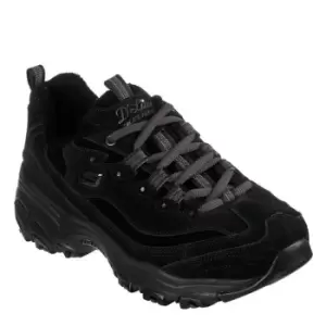 Image of Skechers Suede Layered Qtr Web - Black