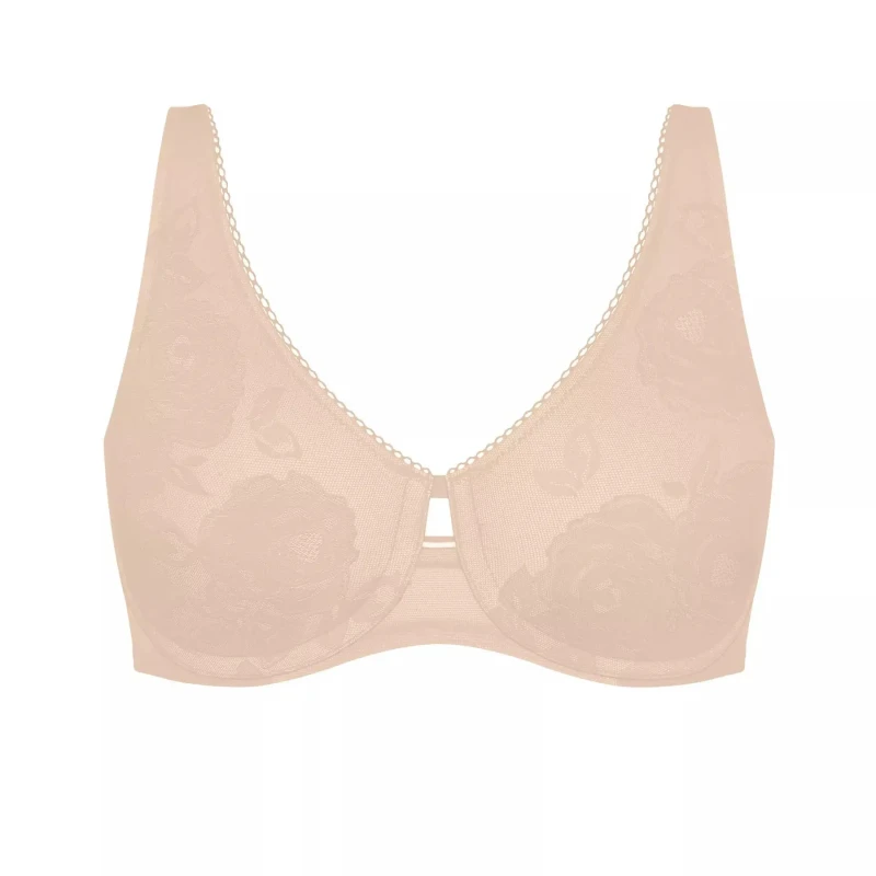 Image of Triumph Womens bra Triumph Wild Rose Sensation W01 Beige Female 85F