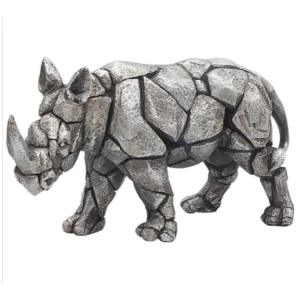 Image of Natural World Rhino Figurine By Lesser & Pavey