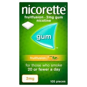 Image of Nicorette 2mg Fruit Fusion Gum 105x Pieces