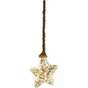 Image of Luxform Hemp Rope Star LED Battery Light 92721