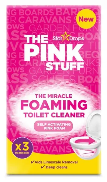 Image of Stardrops The Pink Stuff The Miracle Foaming Toilet Cleaner 3 pcs