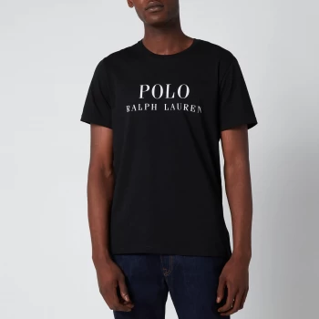 Image of Polo Ralph Lauren Mens Liquid Cotton Branded Crewneck T-Shirt - Polo Black - M