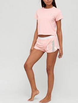 Image of Calvin Klein Pyjama Short Set - Pink Size M Women