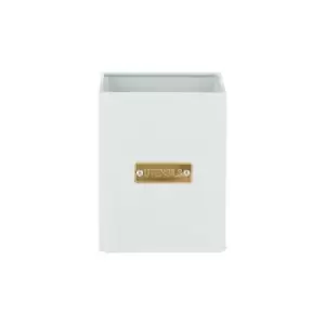 Image of Typhoon Otto White Square Utensil Pot