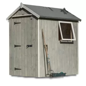 Image of Rowlinson Heritage 4ft x 6ft Wooden Apex Garden Shed