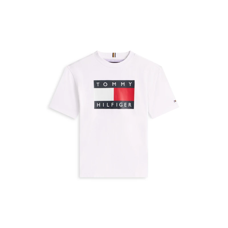 Image of Tommy Hilfiger Kids Heritage T-Shirt White YBR male 10Y