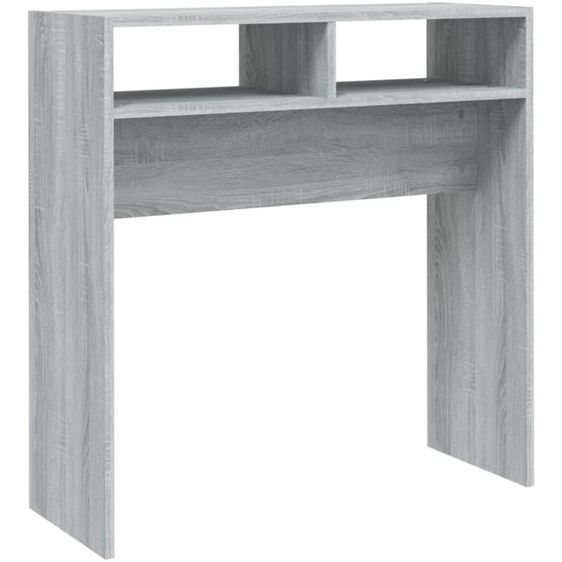 Image of Vidaxl Console Table Grey Sonoma 78X30X80 Cm Engineered Wood, Grey 815937
