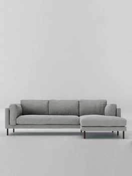 Image of Swoon Munich Fabric Right Hand Corner Sofa - Soft Wool