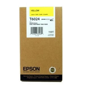 Image of Epson T6024 Yellow Ink Cartridge