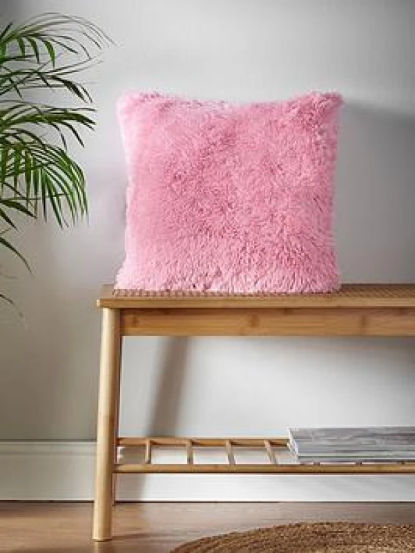 Image of Catherine Lansfield Cuddly Cushion Cover Duck egg, 45x45cm