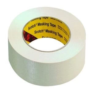 Image of Scotch White 48mmx50m Masking Tape Pack of 6 201E48I
