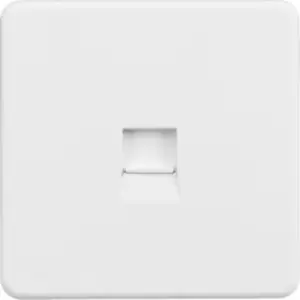 Image of MLA Knightsbridge Telephone Master Socket Matt White - SF7300MW